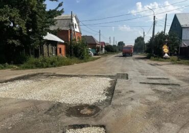 В Бузулуке продолжается ремонт проблемных участков дорог