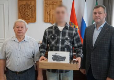 Бузулук передал помощь бойцу СВО