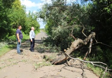 В Бузулукском районе устраняют последствия сильного урагана