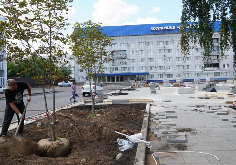 Сквер Романенко в Бузулуке зазеленеет заново